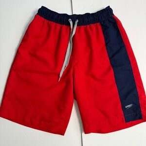 Men’s Speedo Red Swim Shorts